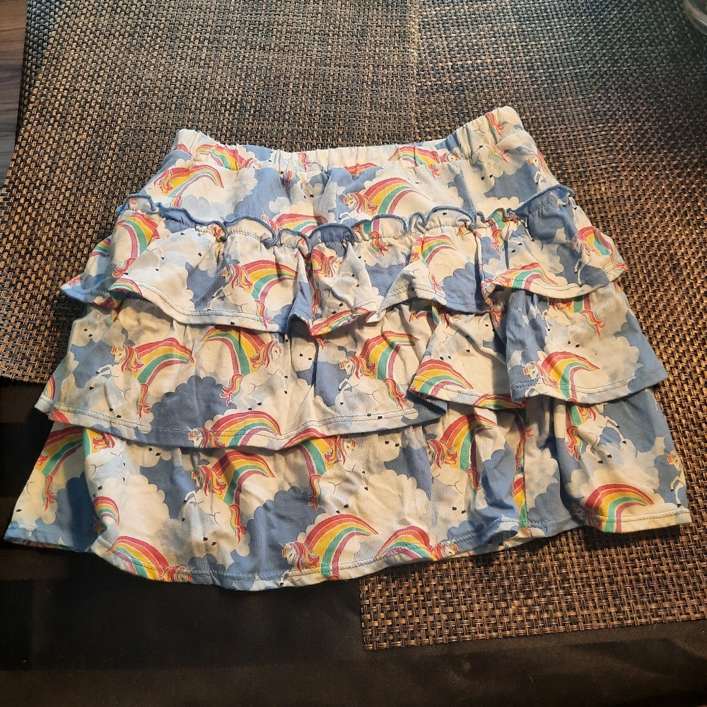 Unicorn and rainbows skort